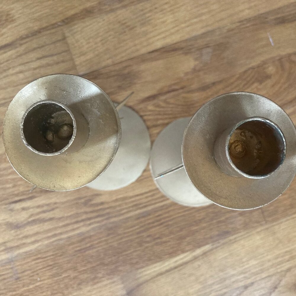 Celestial Moon & Star Candlestick Holders - Set of 2 - Picture 14 of 15